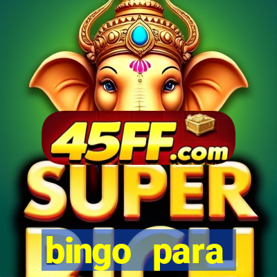bingo para despedida de solteira para imprimir